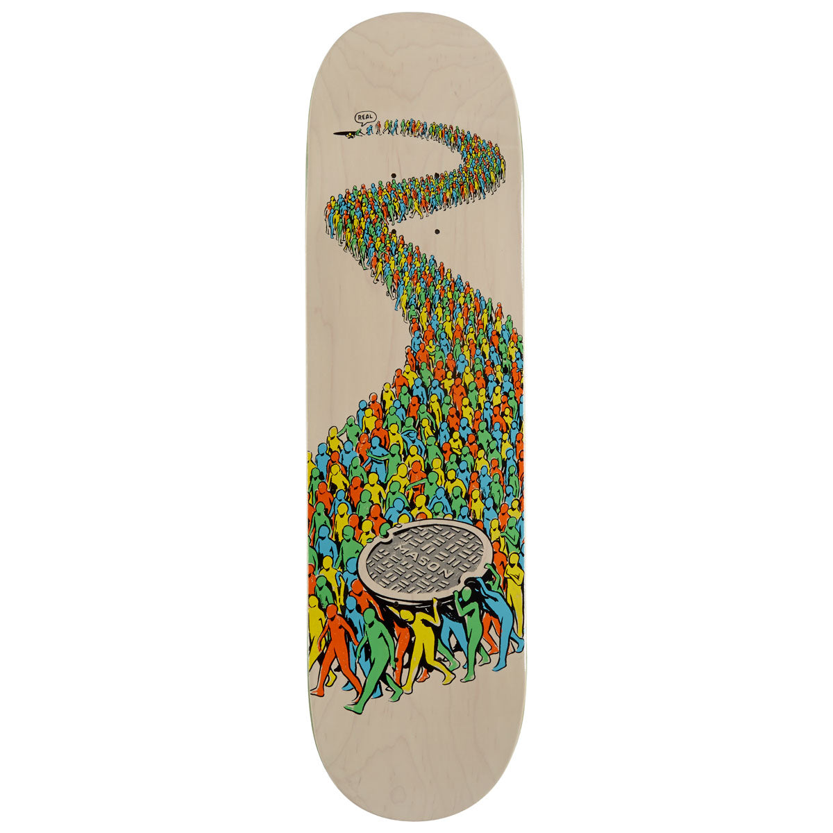 Real Mason Population True Fit Skateboard Deck - 8.25