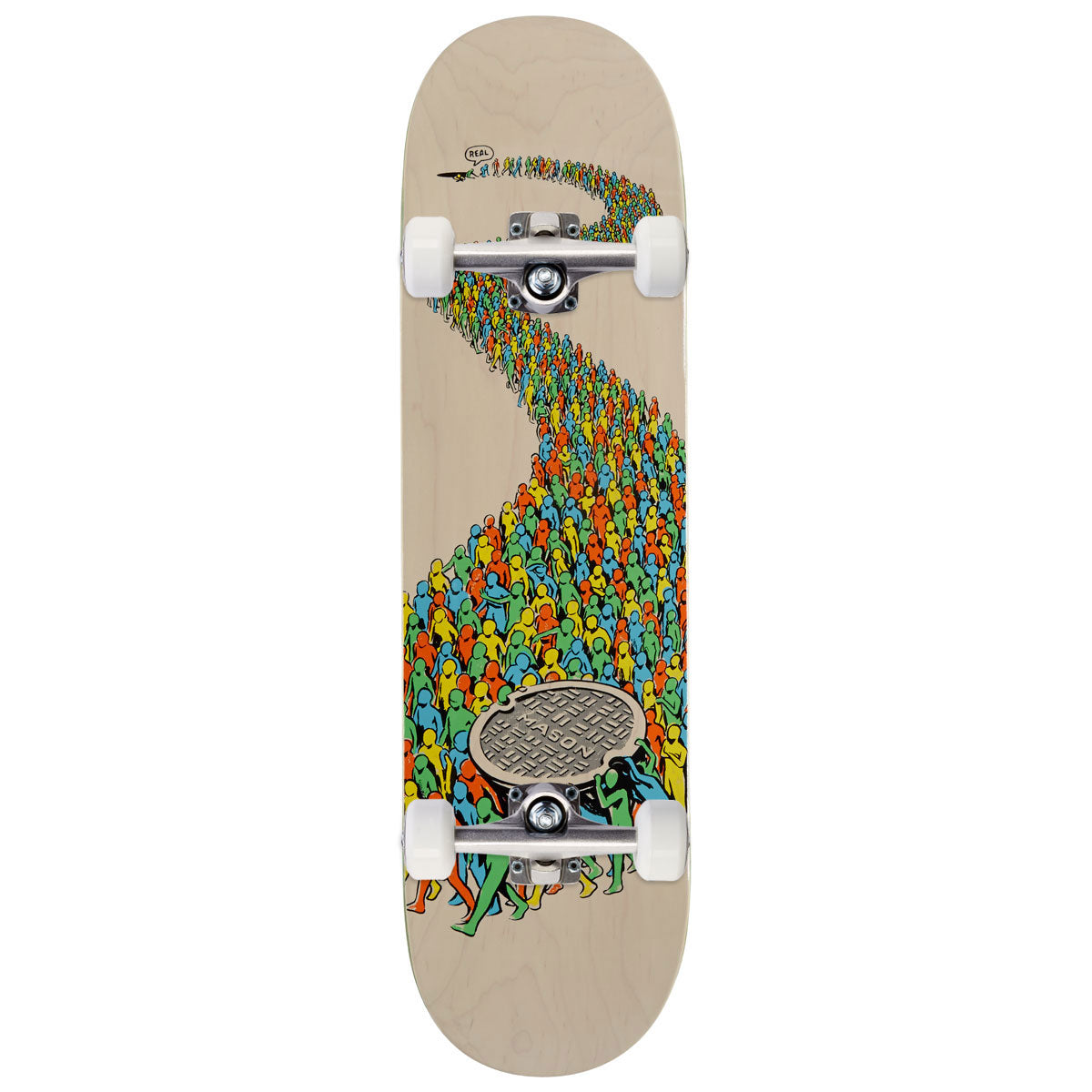 Real Mason Population True Fit Skateboard Complete - 8.25