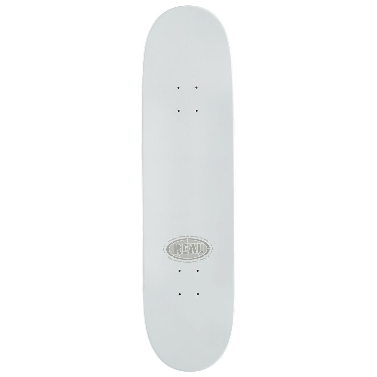 Real Cathedral Oval Purple Skateboard Deck - 8.25