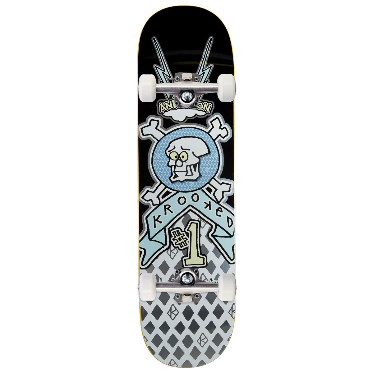 Krooked Manderson Redux Skateboard Complete - 8.38