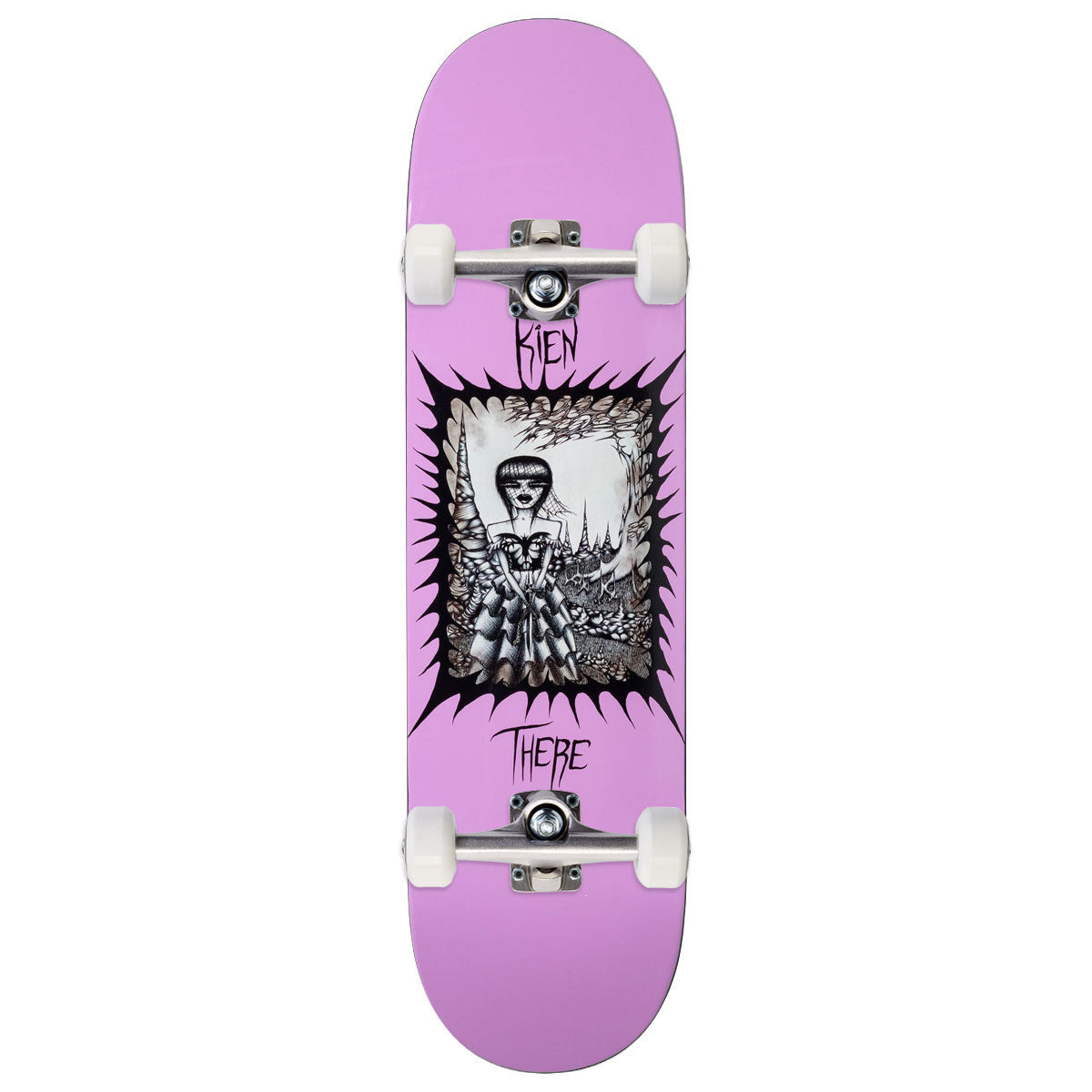 There Kien Funeral Doll Skateboard Complete - 8.25