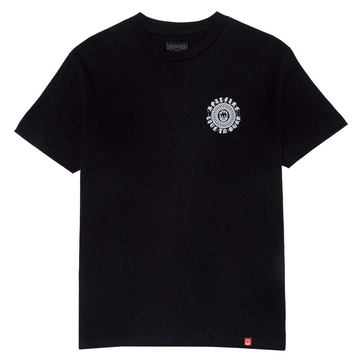 Spitfire Web Classic T-Shirt - Black image 2
