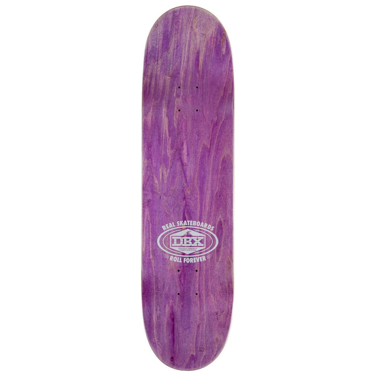 Real DBX Oval Skateboard Deck - Red Foil - 8.38