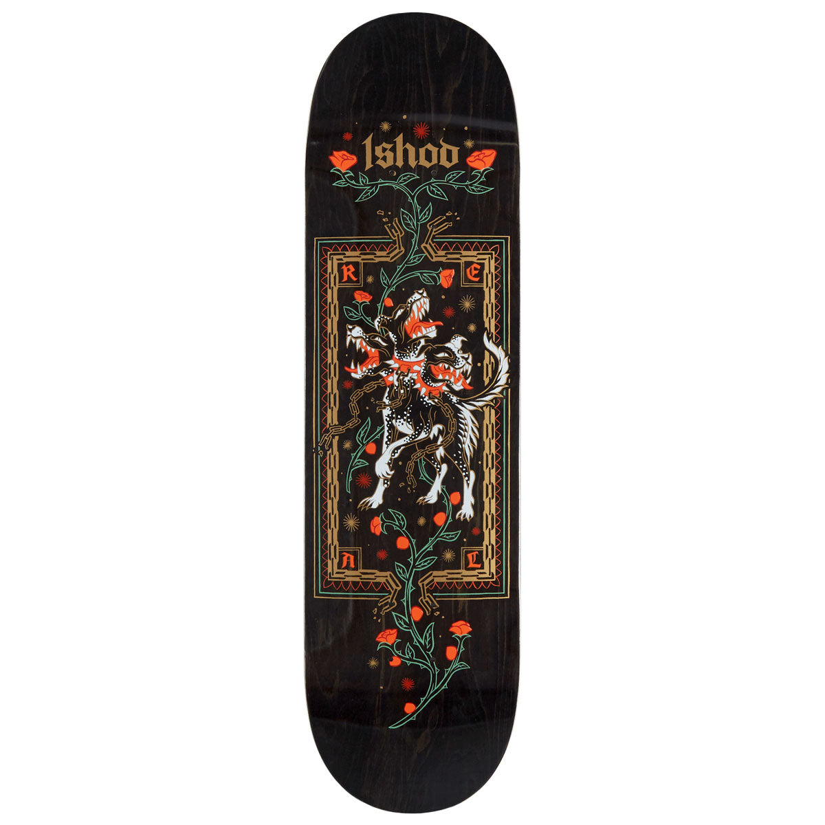 Real Ishod Cerebrus DBX Skateboard Deck - Black - 8.38