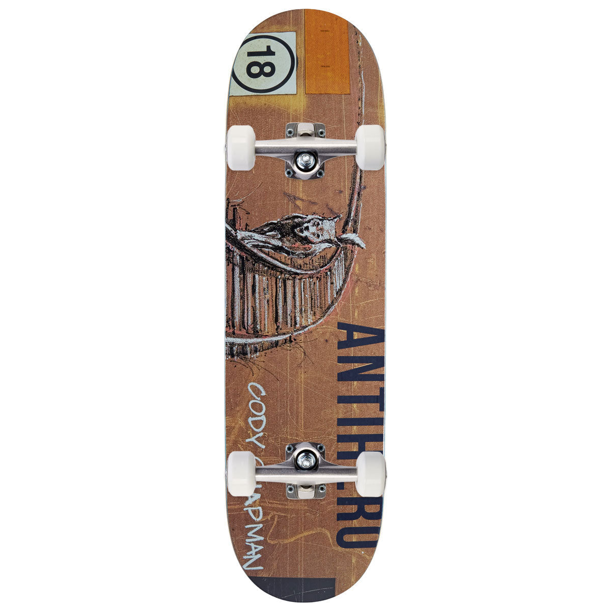Anti-Hero Chapman Intermodal Skateboard Complete - 8.50
