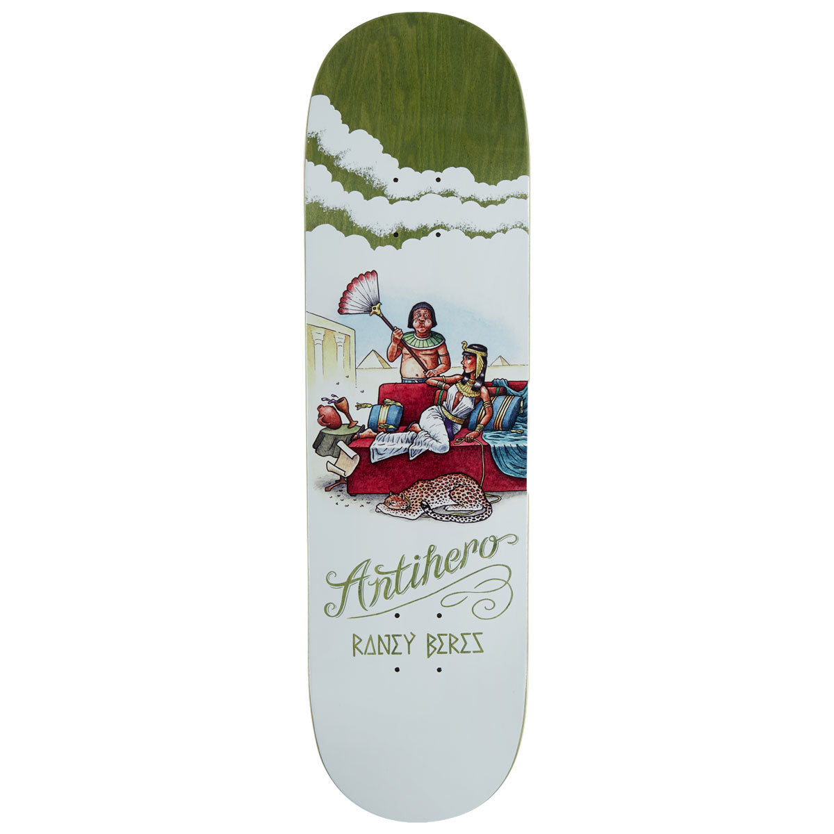 Anti-Hero Beres Flatulent Beauties Skateboard Deck - White - 8.75
