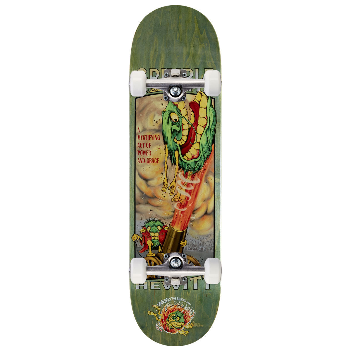 Anti-Hero Hewitt Grimple Obvious Greats Skateboard Complete - 8.38