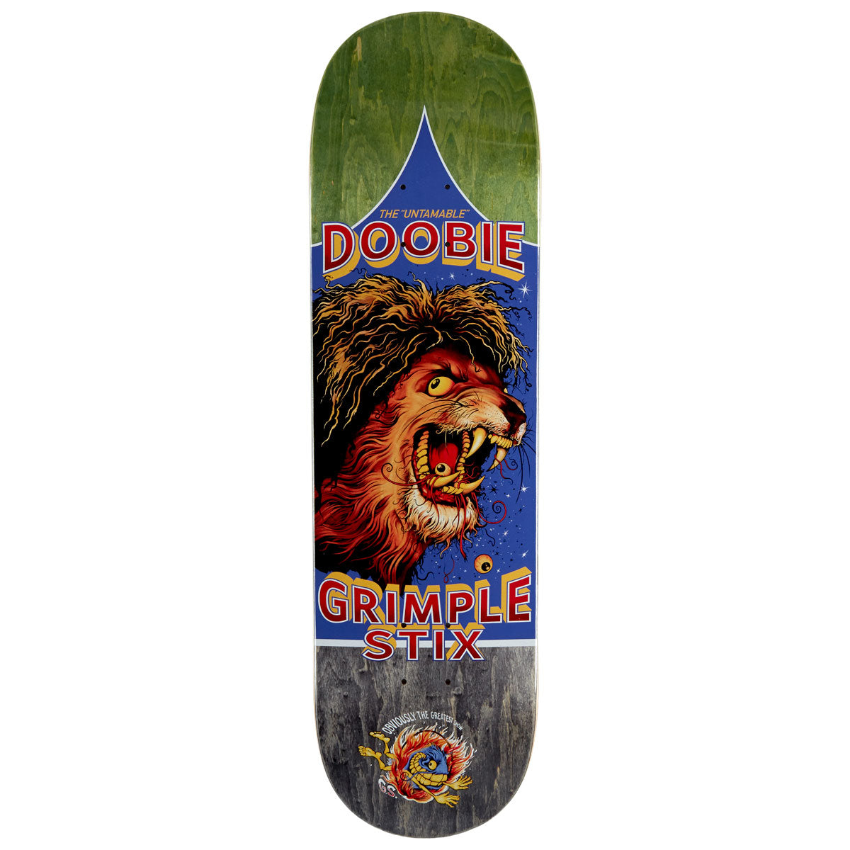 Anti-Hero Doobie Grimple Obvious Greats Skateboard Deck - 8.50