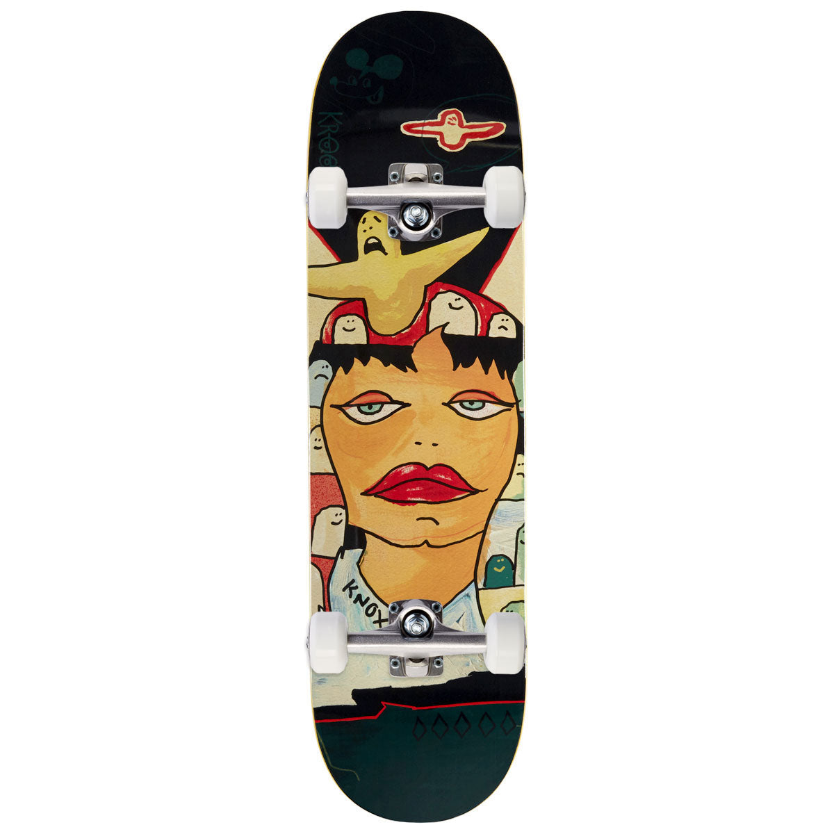 Krooked Knox Three Star Skateboard Complete - 8.25