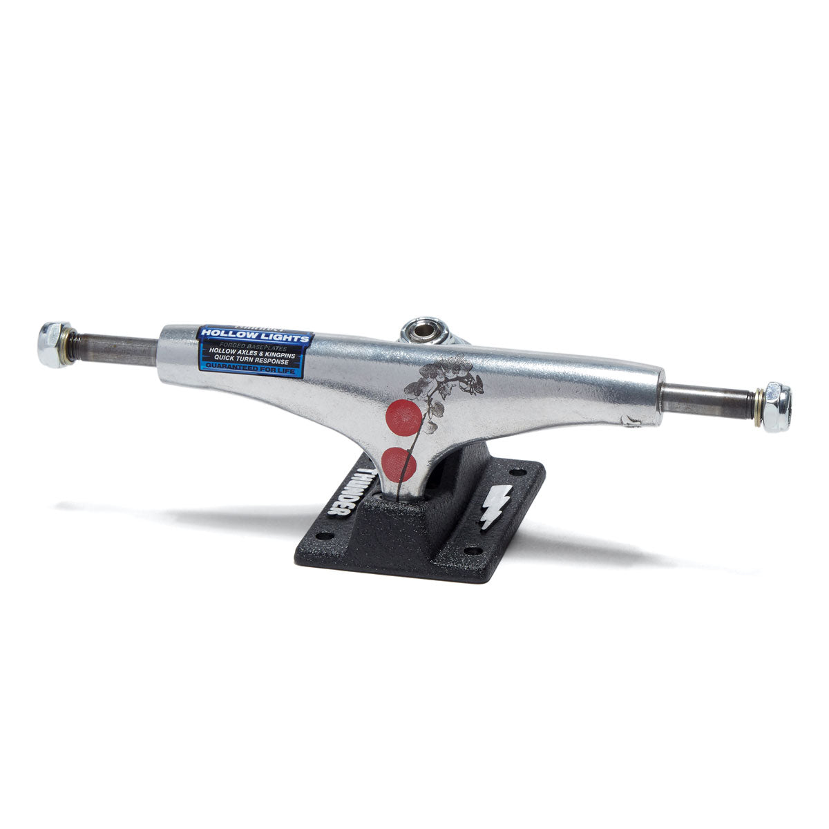 Thunder Sarah Meurle Emulsion Pro Hollow Lights Skateboard Trucks - Polished/Black - 148mm image 1