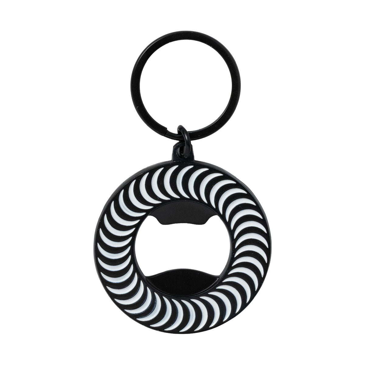 Spitfire Classic Swirl Bottle Opener Keychain - Black/White image 1