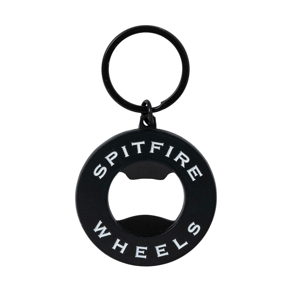 Spitfire Classic Swirl Bottle Opener Keychain - Black/White image 2