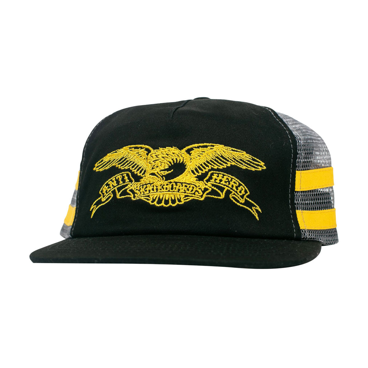 Anti-Hero Basic Eagle Hat - Black/Charcoal/Yellow image 1