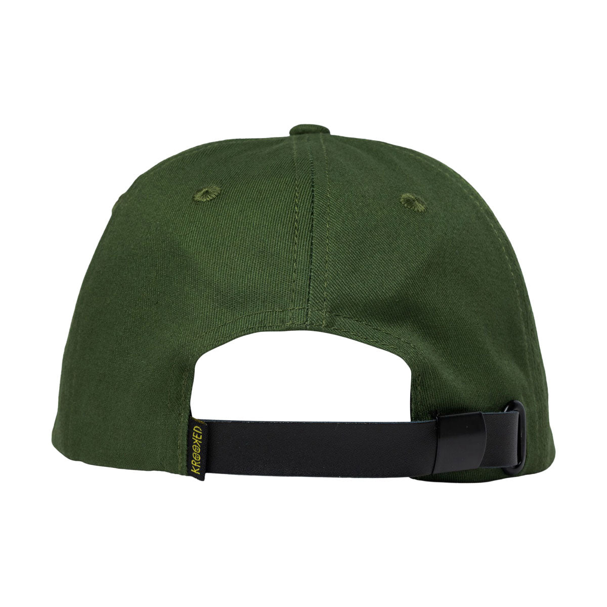 Krooked Double Ok Script Hat - Olive/Cream image 2