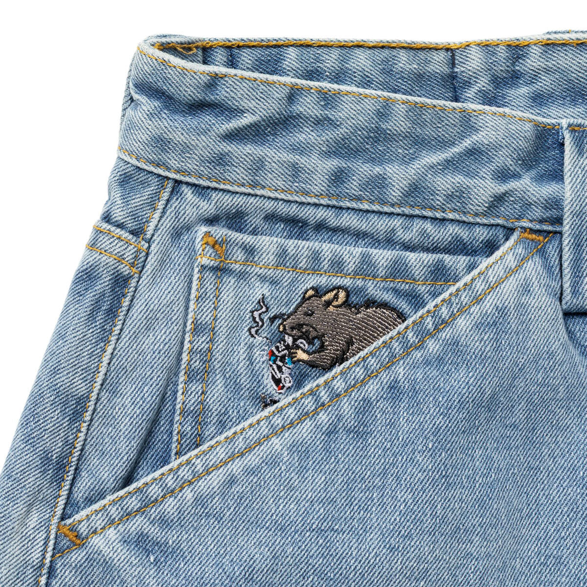Real Street Cleaner Shorts - Light Bleached Wash image 3