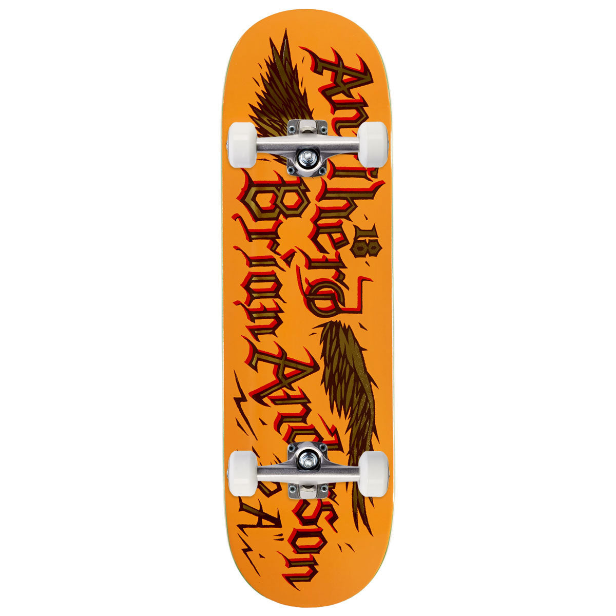 Anti-Hero B.A. Customs Skateboard Complete - Orange - 9.02