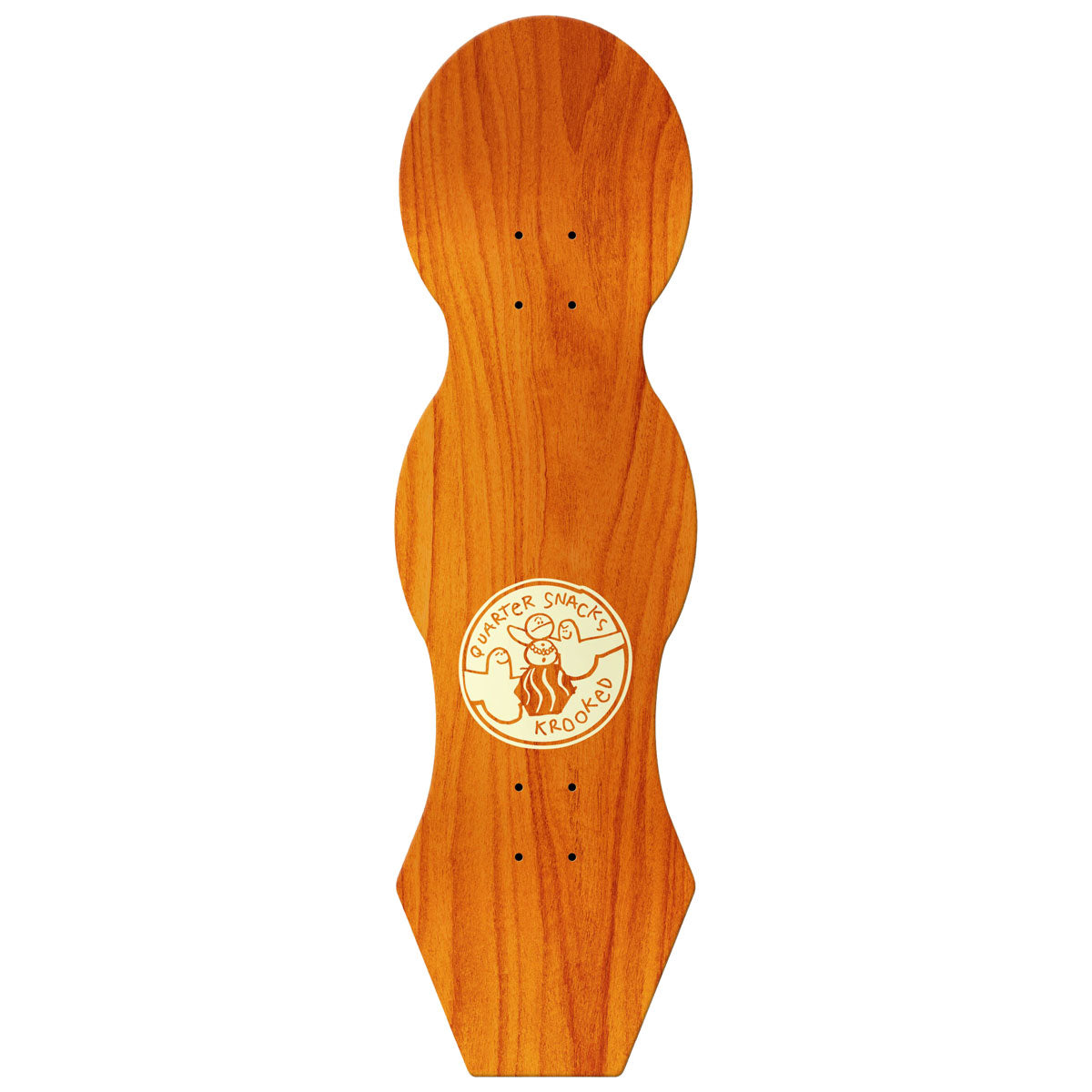 Krooked x Quartersnacks Snackman Cruiser Skateboard Complete - Multi - 9.00