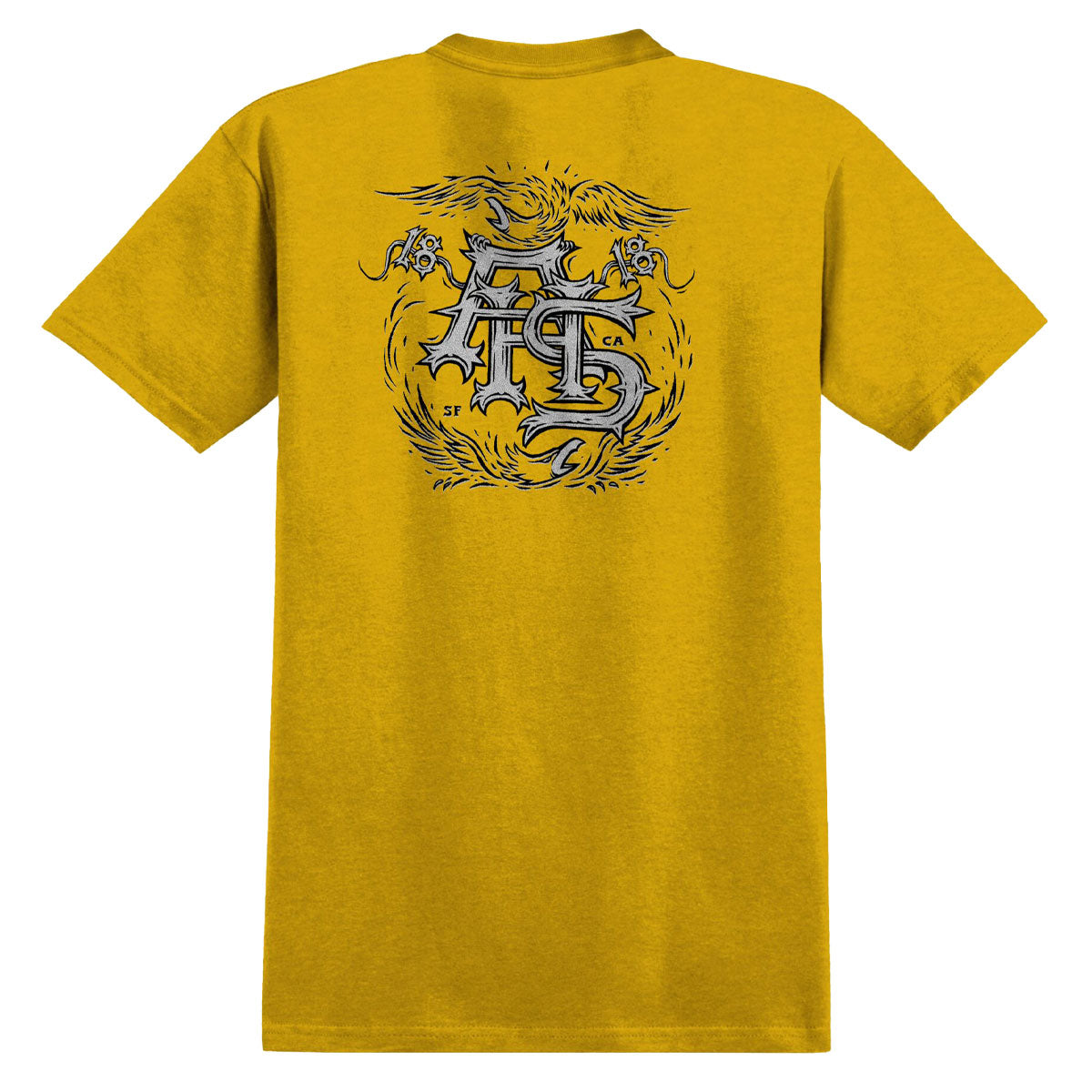 Anti-Hero Customs T-Shirt - Heather Mustard image 1