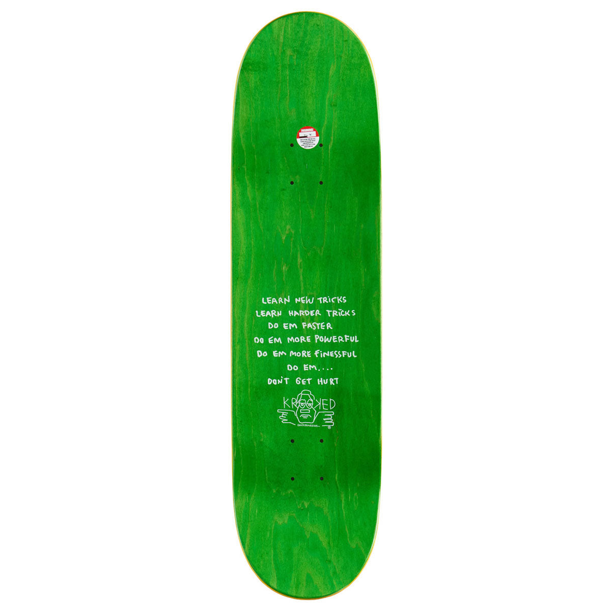 Krooked Knox This Heart Skateboard Deck - Purple - 8.50