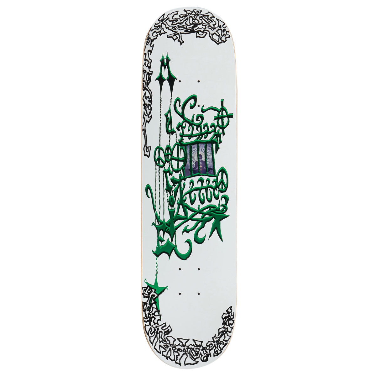 There Marie De Courey Magic Lies In The Healing Skateboard Deck - White - 8.25