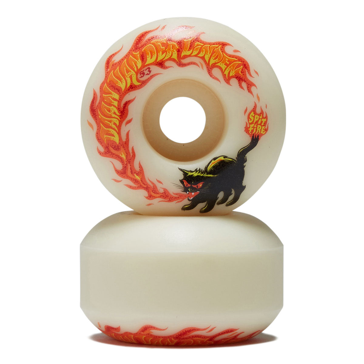 Spitfire Daan Pyrocat F4 99 Classic Skateboard Wheels - Natural - 53mm image 2