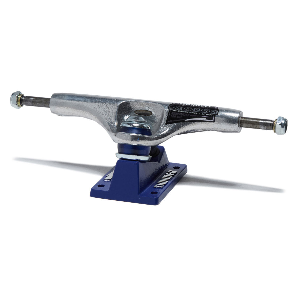 Thunder Joseph Campos Menace Inverted Editions Skateboard Trucks - Polished/Blue - 148mm image 2