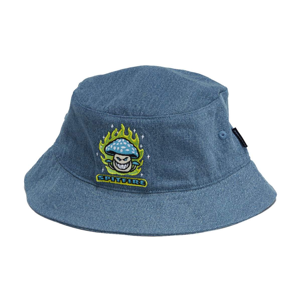 Spitfire Mushroom Bighead Bucket Hat - Washed Denim image 1