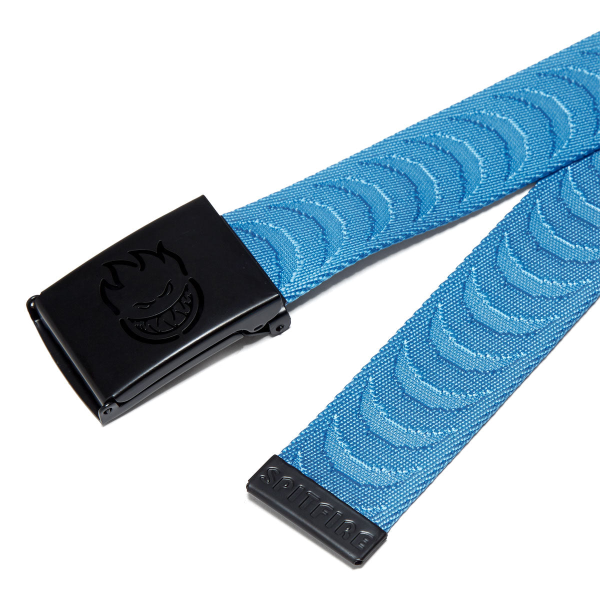 Spitfire Bighead Cut Out Crescent Jaquard Web Belt - Blue/Black image 2
