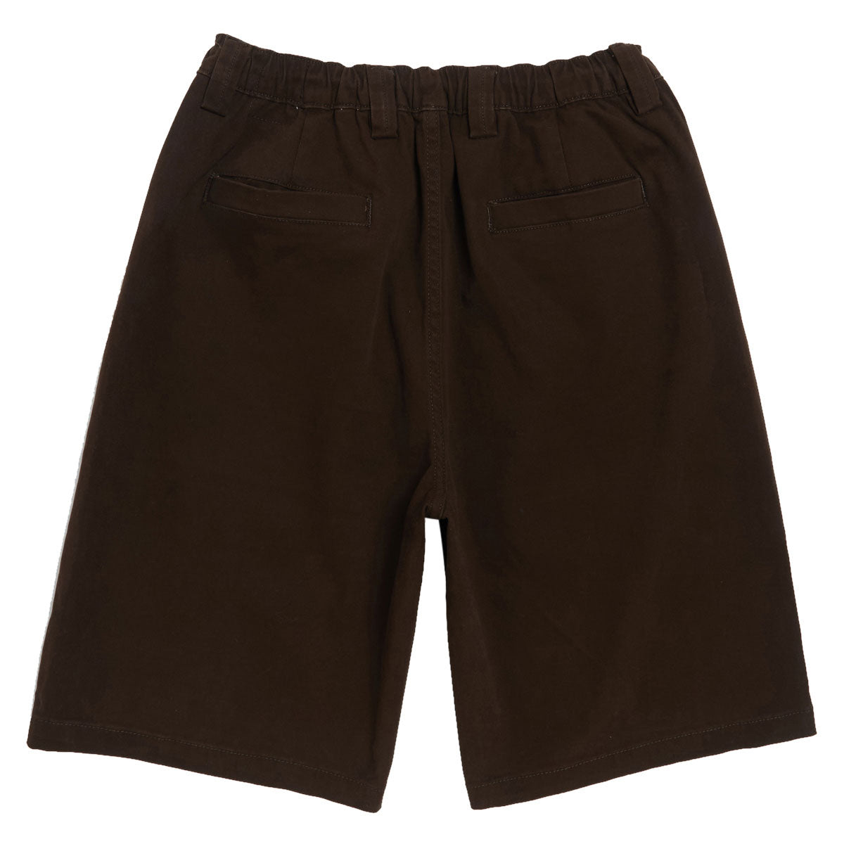 Krooked Eyes Twill Shorts - Brown image 2