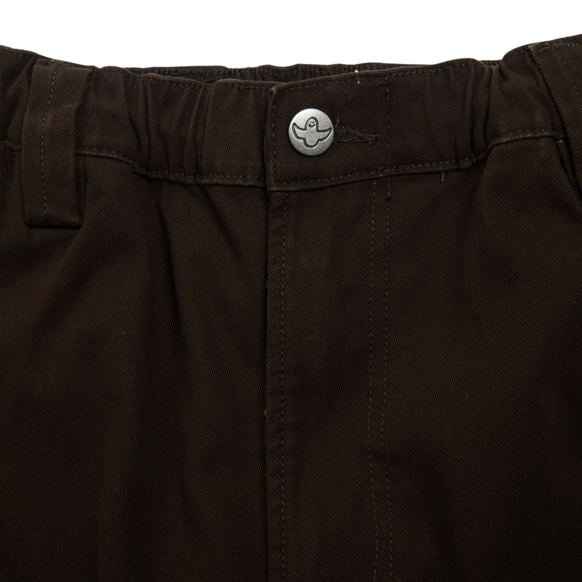 Krooked Eyes Twill Shorts - Brown image 5