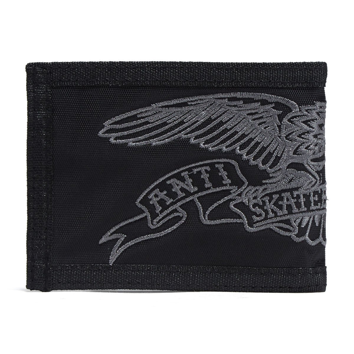 Anti-Hero Basic Eagle Bi-Fold Wallet - Black/Charcoal image 2