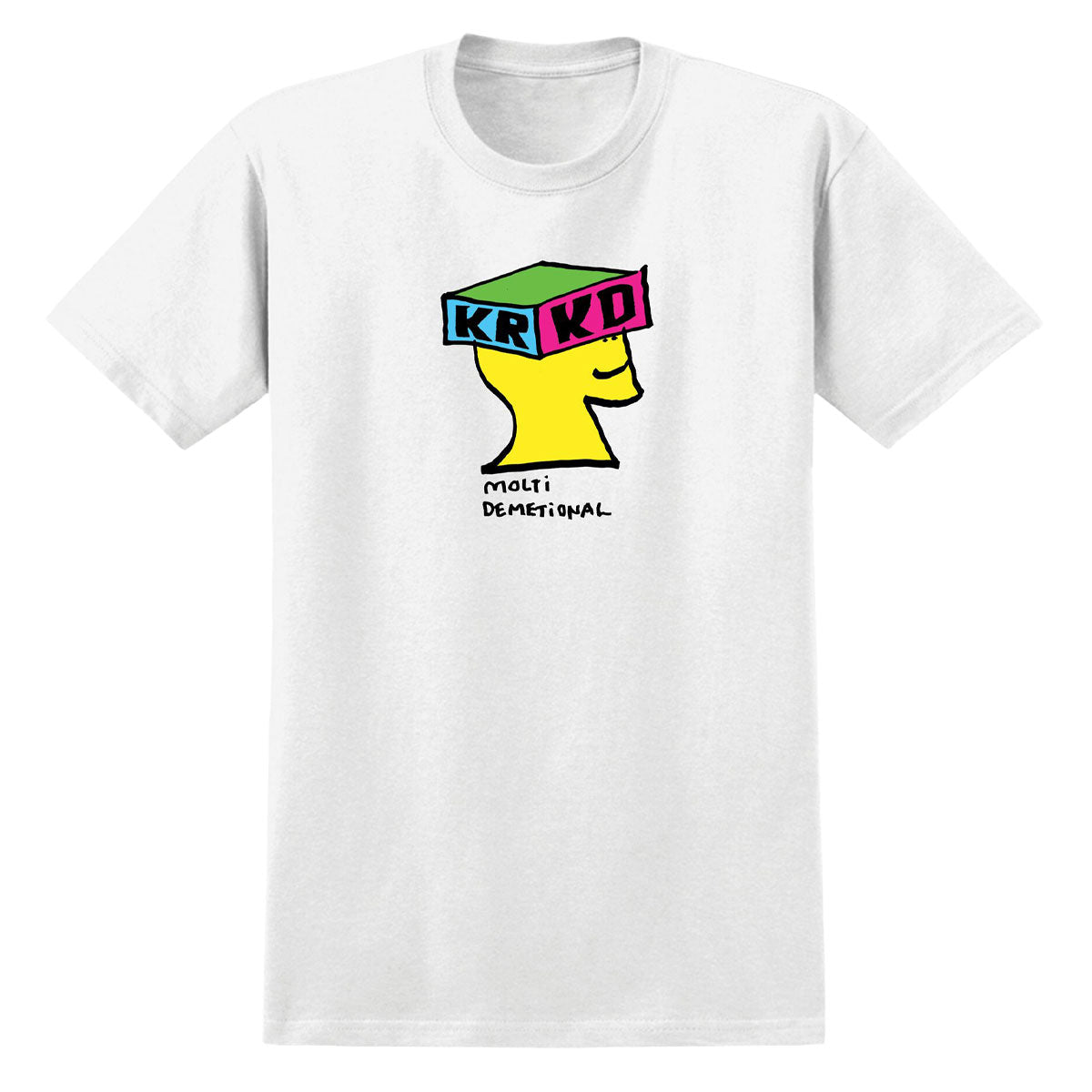 Krooked Dementional T-Shirt - White image 1