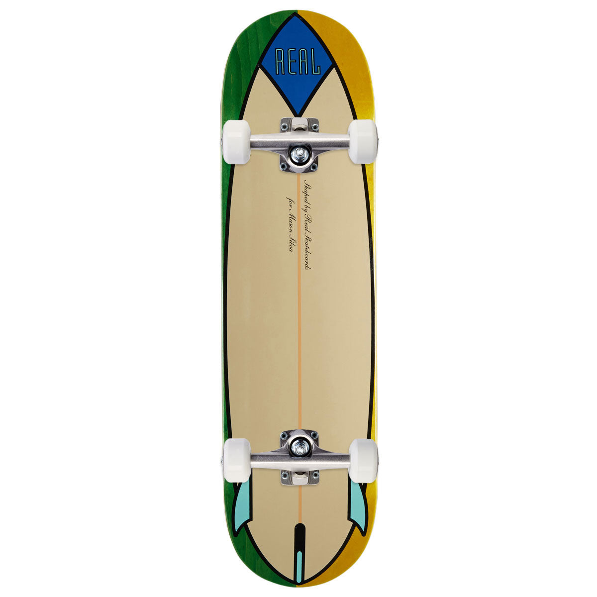 Real Mason Speed Egg Skateboard Complete - 8.28