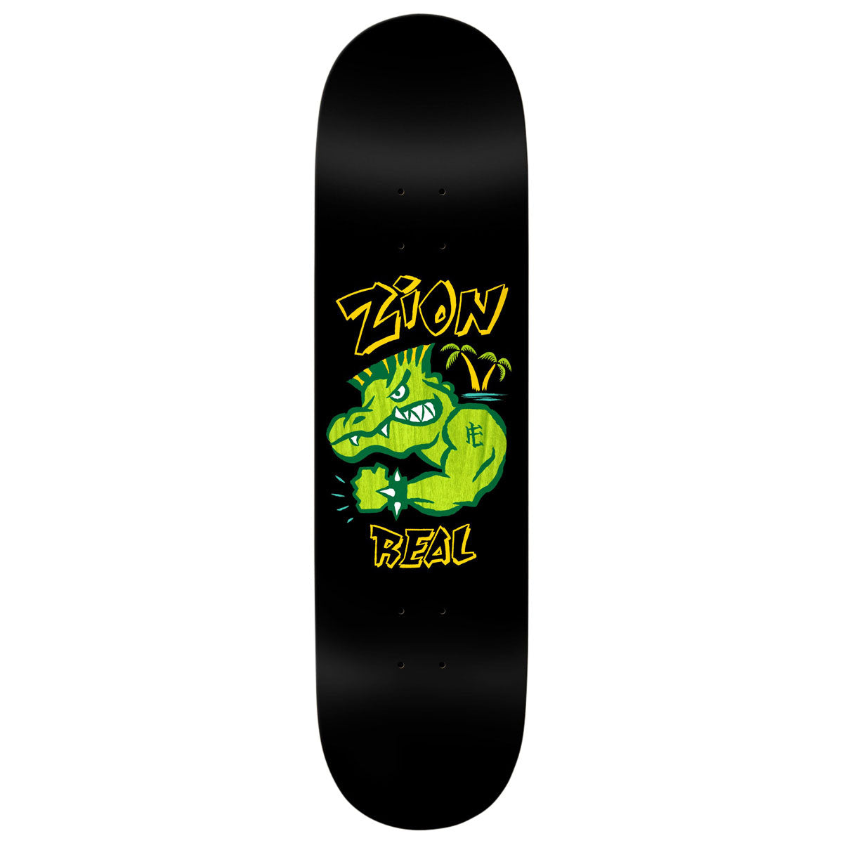 Real Zion Bad Gator Heavyweight Skateboard Deck - 8.50