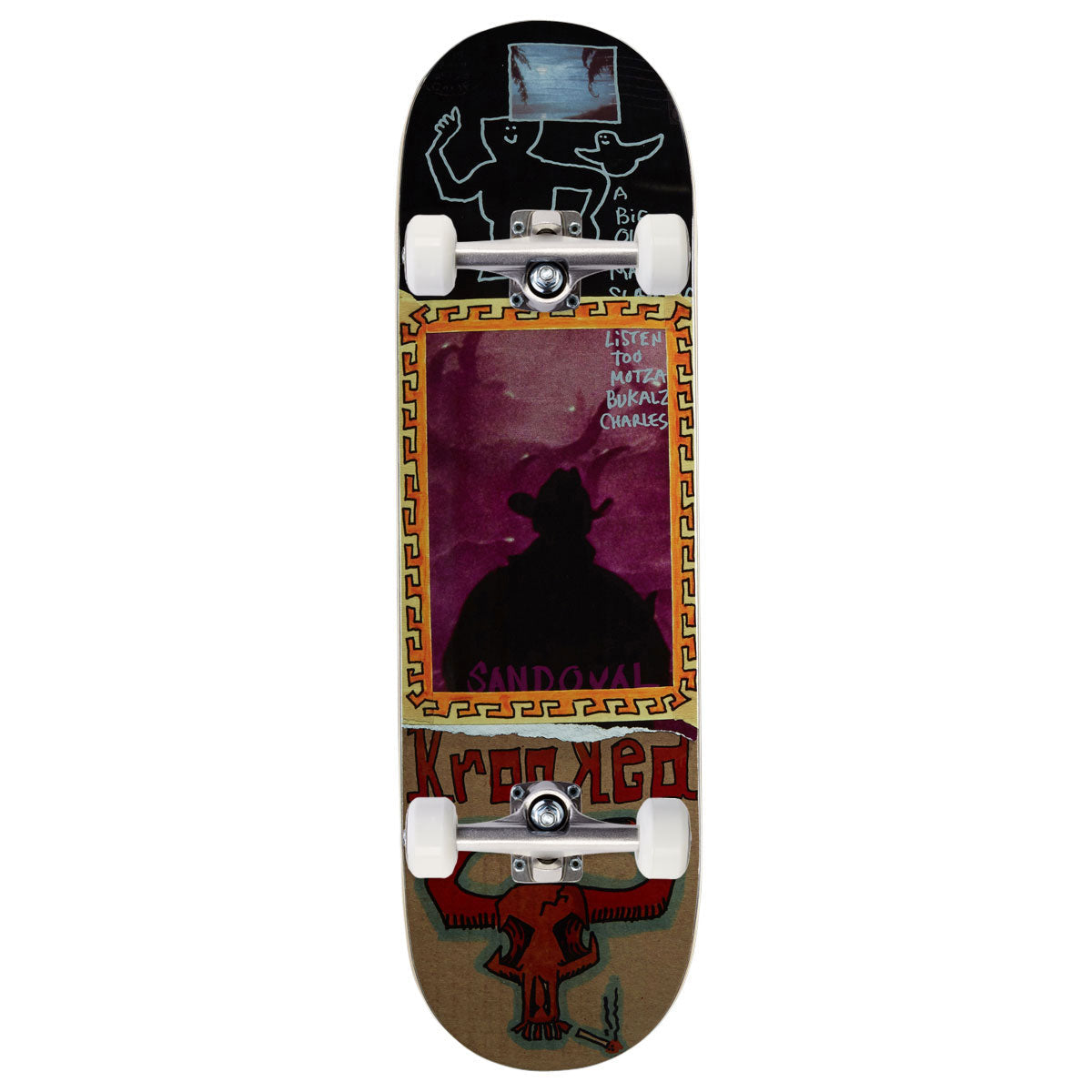 Krooked Sandoval Gun Slinger Skateboard Complete - 9.00