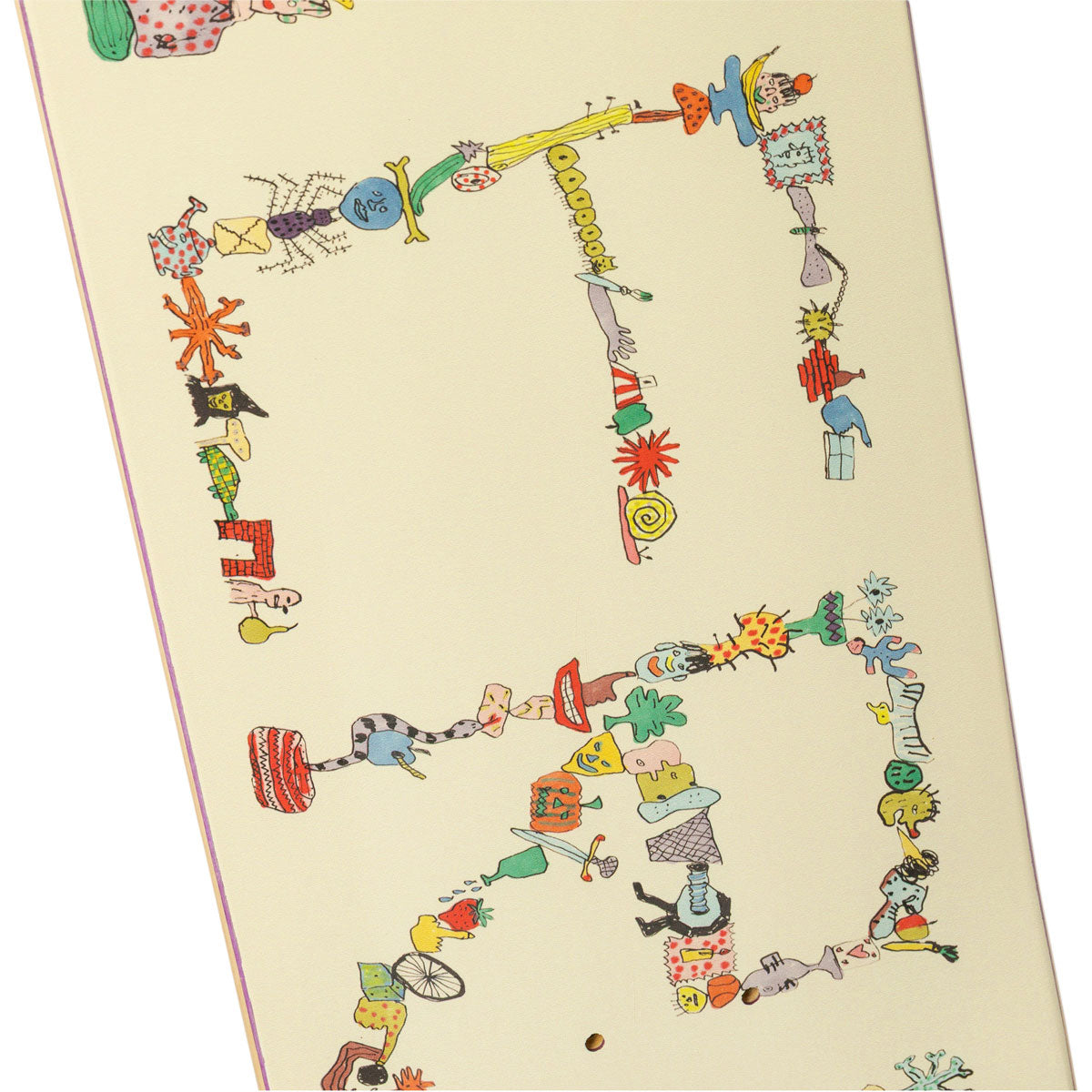There Team Detritus Skateboard Deck - Beige - 8.12