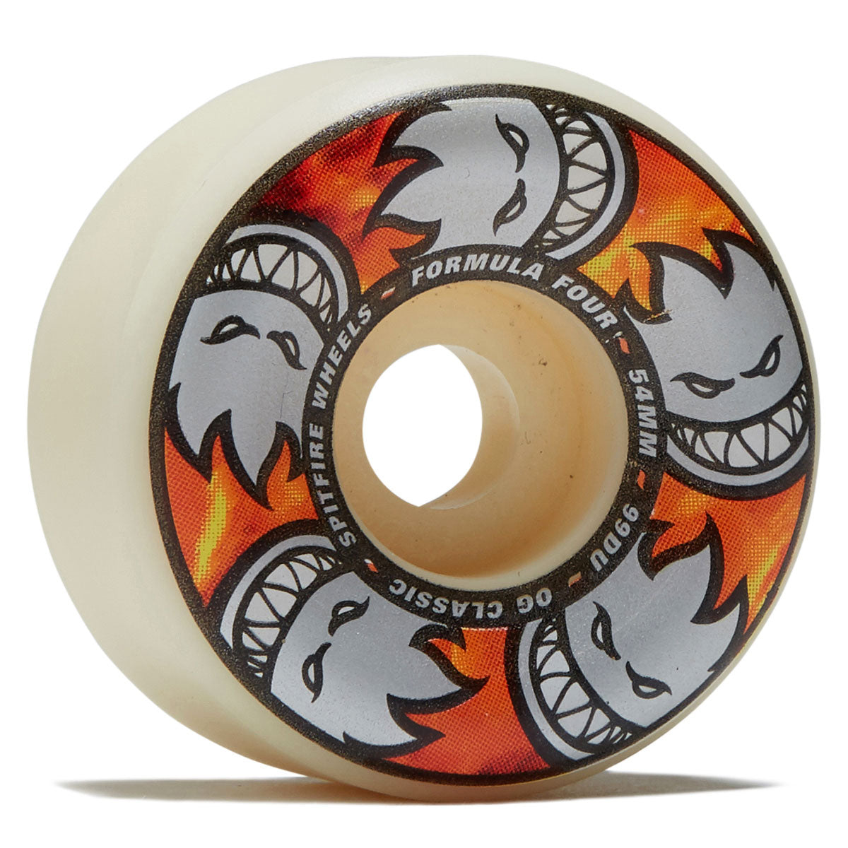 Spitfire Team Multiball F4 99d OG Classic Skateboard Wheels - Natural - 54mm image 1