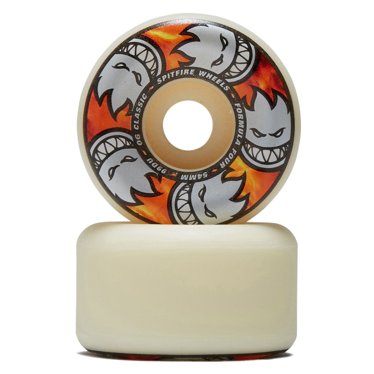 Spitfire Team Multiball F4 99d OG Classic Skateboard Wheels - Natural - 54mm image 2