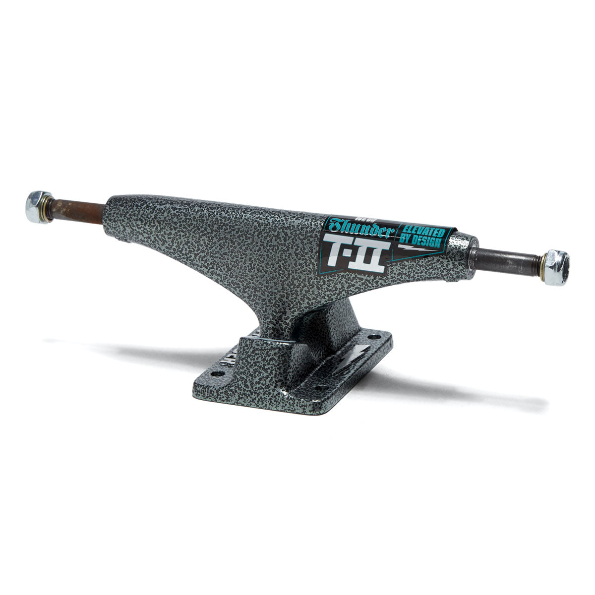 Thunder Team T-II Leviathan Skateboard Trucks - Black/Teal - 147mm image 1