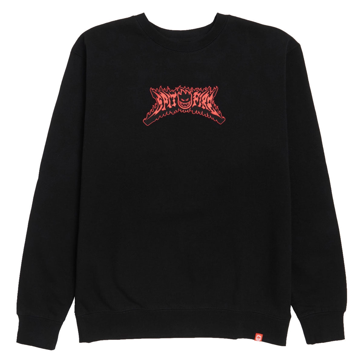 Spitfire Flame Out Bighead Sweatshirt - Black/Red/Black Print image 1