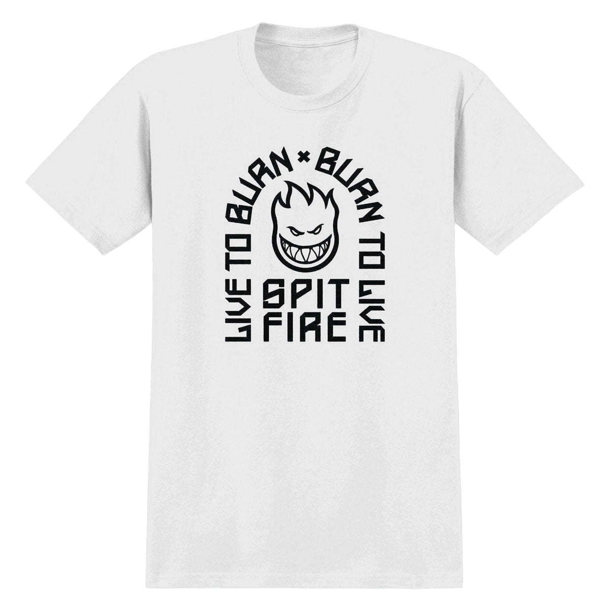 Spitfire Youth LTB Arch T-Shirt - White/Black Print image 1