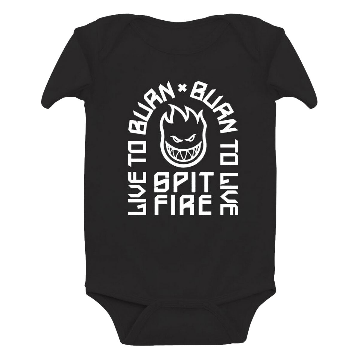 Spitfire Infant LTB Arch Onesie - Black/White Print image 1