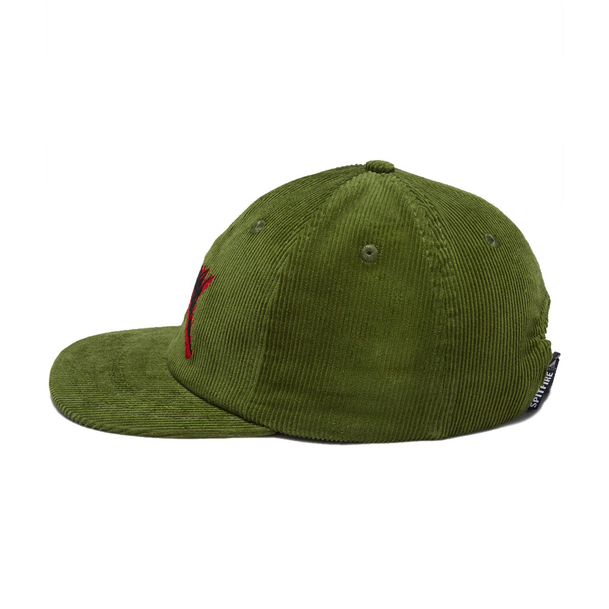 Spitfire Flame Out Hat - Olive/Red/Black image 3