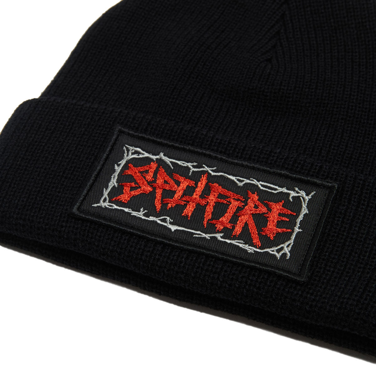 Spitfire Gas Mask Script Patch Beanie - Black image 2