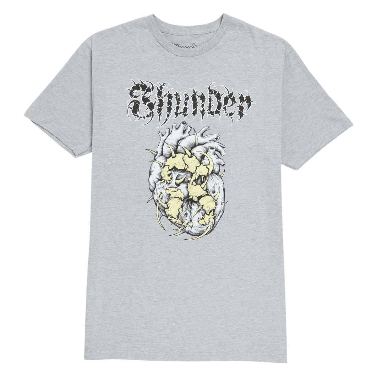 Thunder Vertebrae Pulse T-Shirt - Ash Grey Heather/Black/White/Tan Print image 1