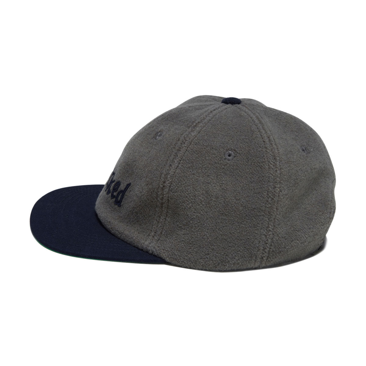 Krooked Double Ok Script Hat - Grey/Navy image 3