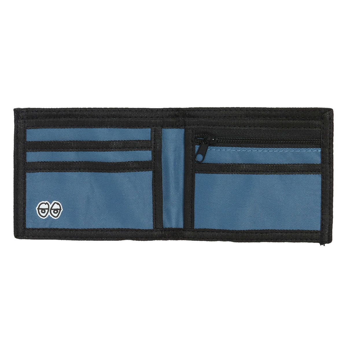 Krooked Double Ok Script Wallet - Black/Blue image 2