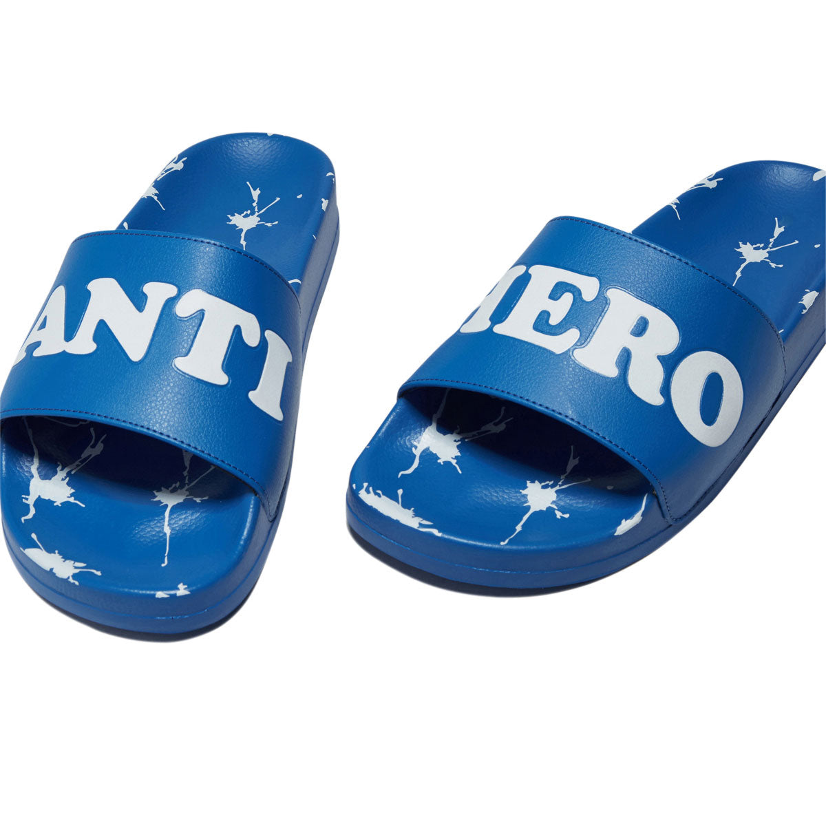 Anti-Hero Damn You Slide Sandals Shoes - Blue/White image 5