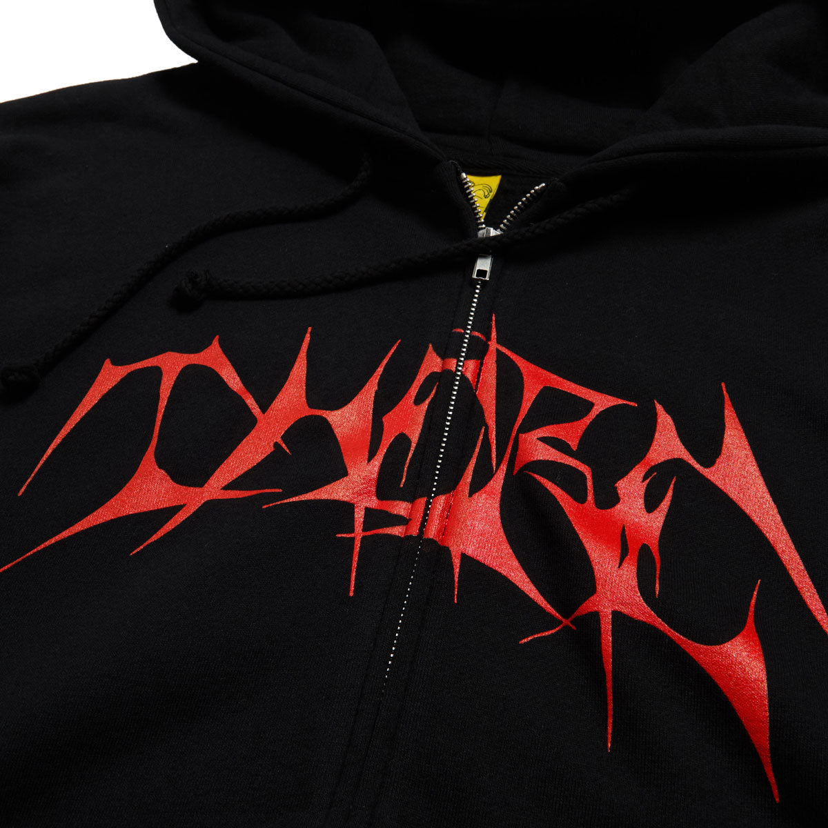 There PMO Zip Hoodie - Black/Red Print image 2