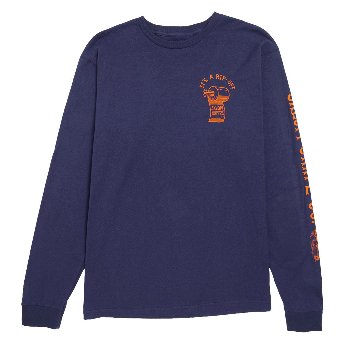 Anti-Hero Jalopi Ripoff Long Sleeve T-Shirt - Gold/Black Prints image 1